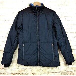 Lululemon Jacket Men S Navy Blue Goose Down Puffer Feather Insulated Retro Y2K